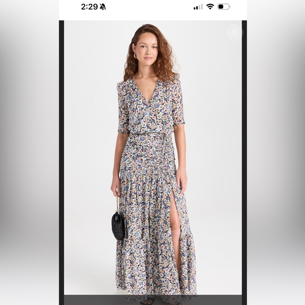NWT Veronica Beard Mick Floral Maxi Dress